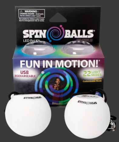 Spinballs Glow.0 LED Poi Kit