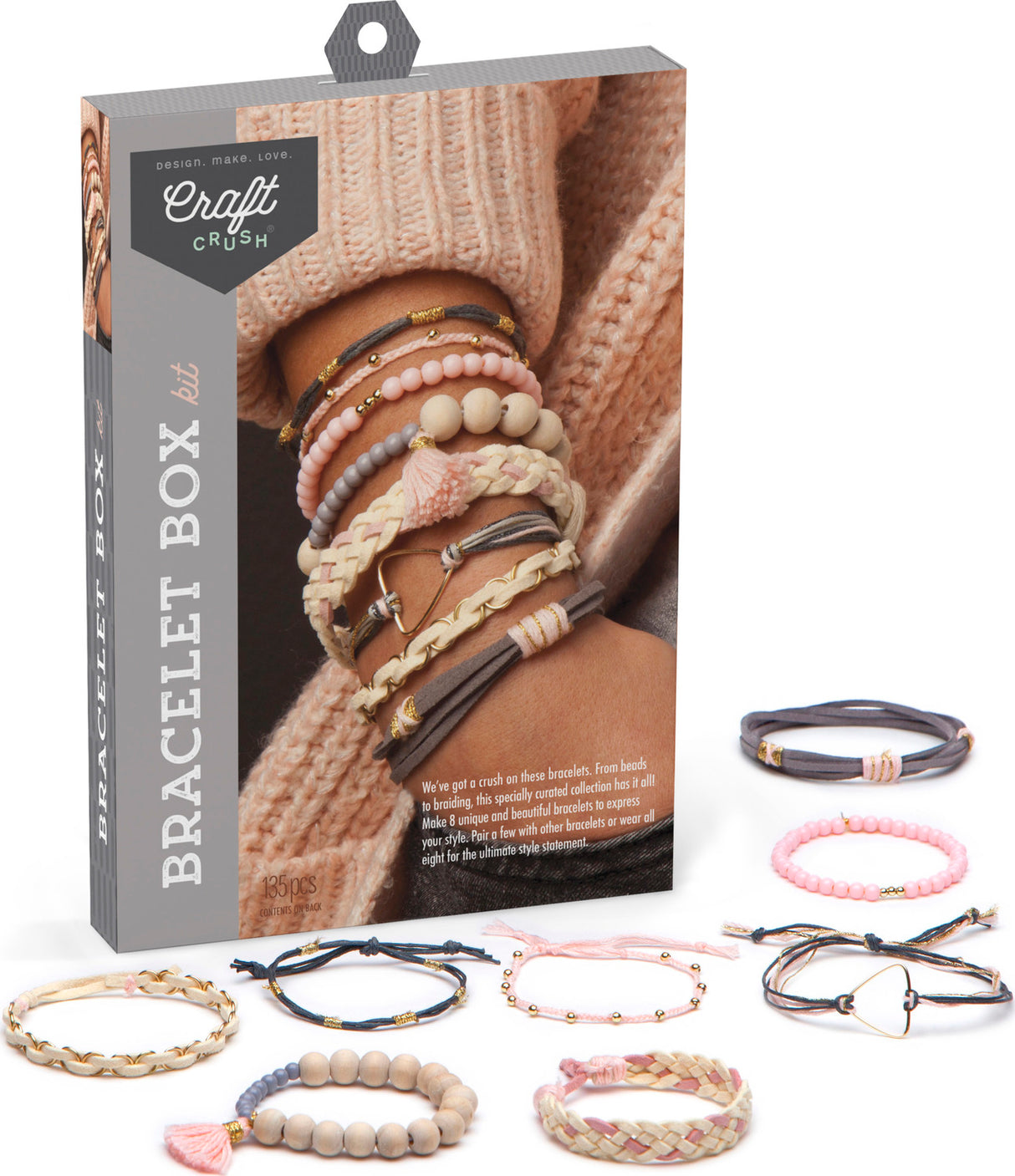 Craft Crush® Bracelet Box – Blush