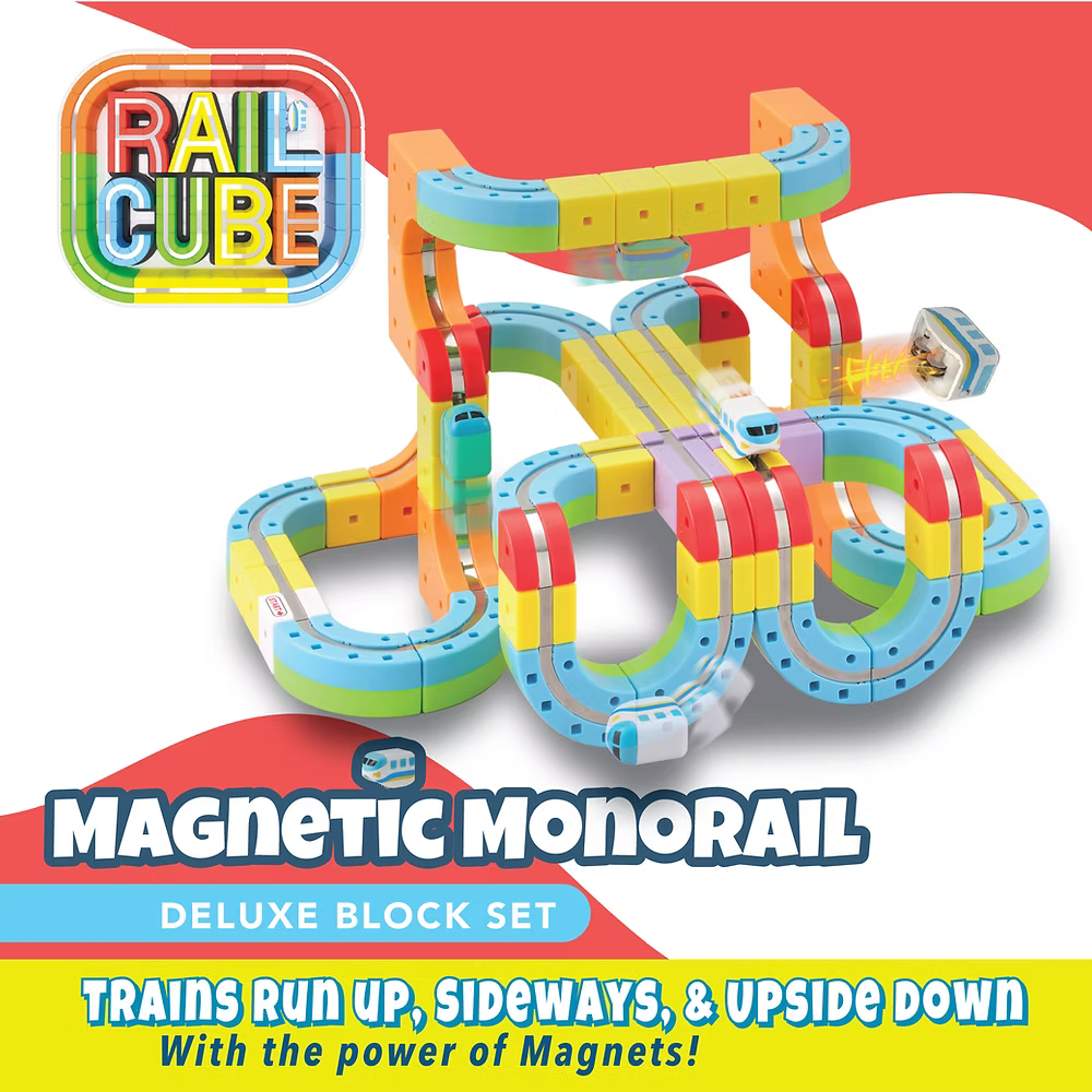 Rail Cube - Magnetic Monorail Deluxe Set