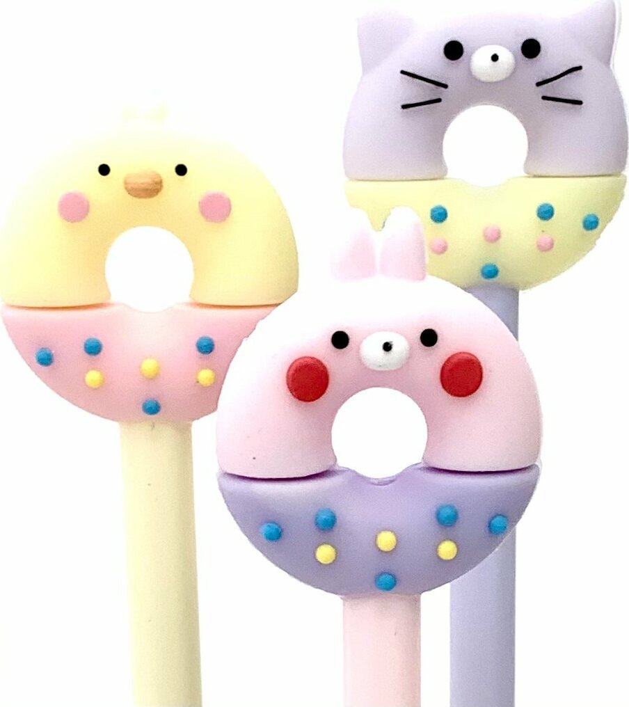 22371 Donut Buddies Gel Pen-0.5Mm Ultra Fine Black Gel Ink.