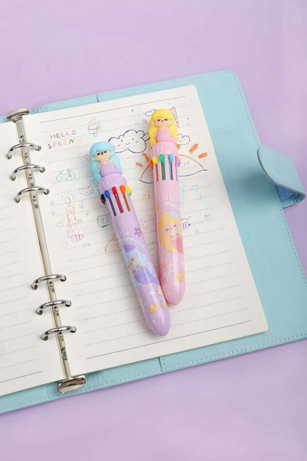 Mermaid Color Retractable Ball Pen