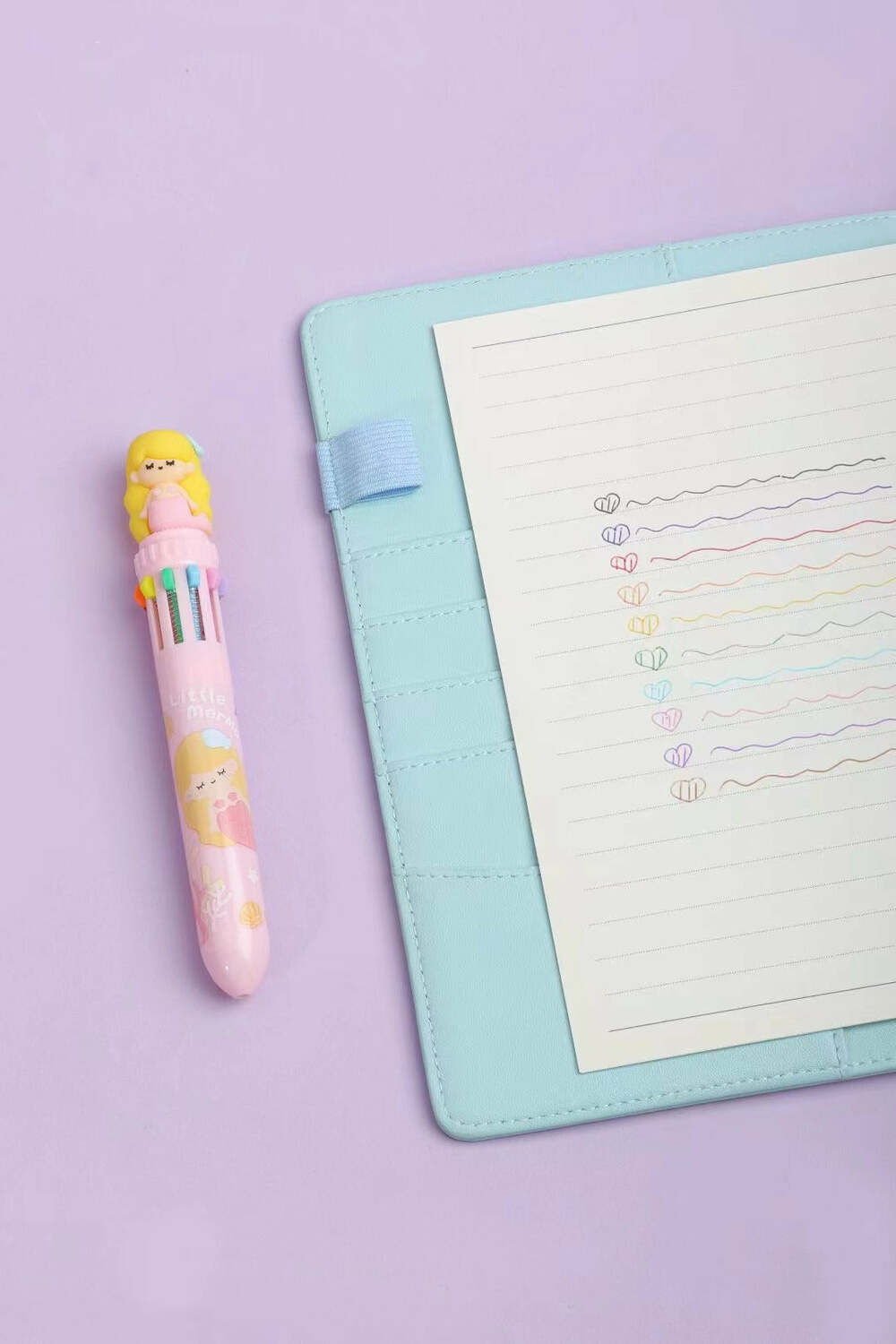 Mermaid Color Retractable Ball Pen