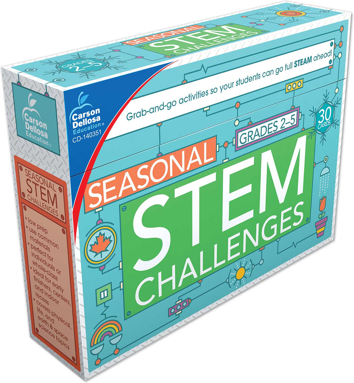 Seasonal STEM Challenges Learning Cards