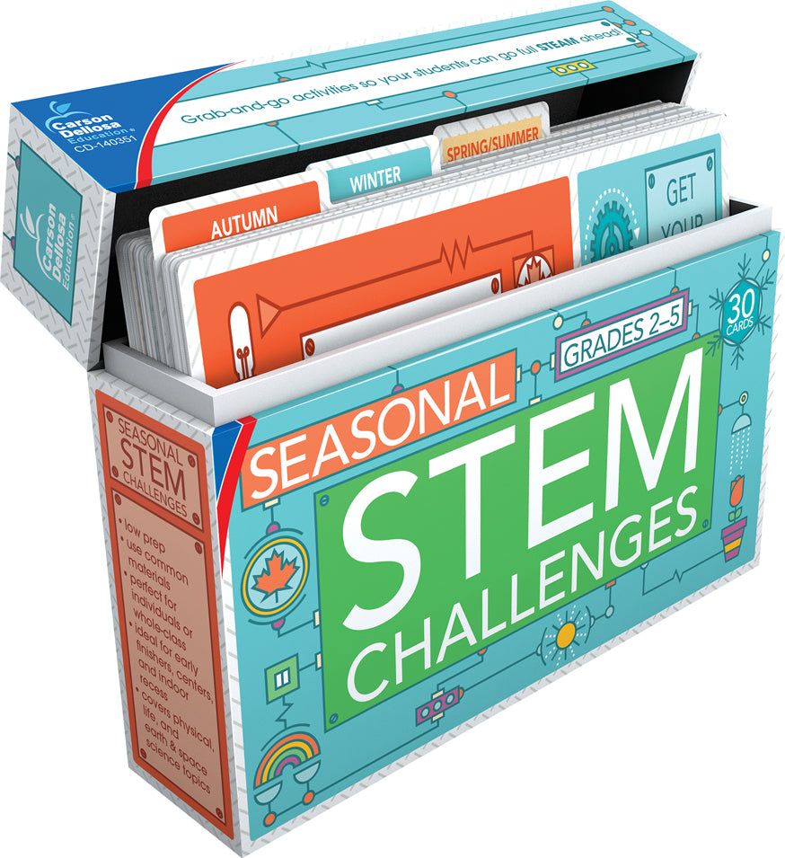 Seasonal STEM Challenges Learning Cards