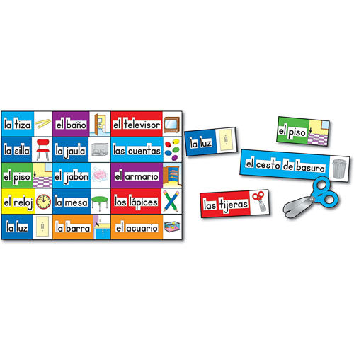 Print-rich Classroom Labels: Spanish