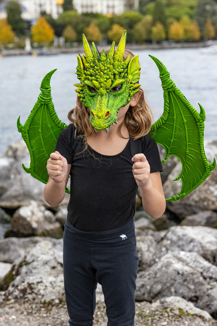 Dragon Mask Green