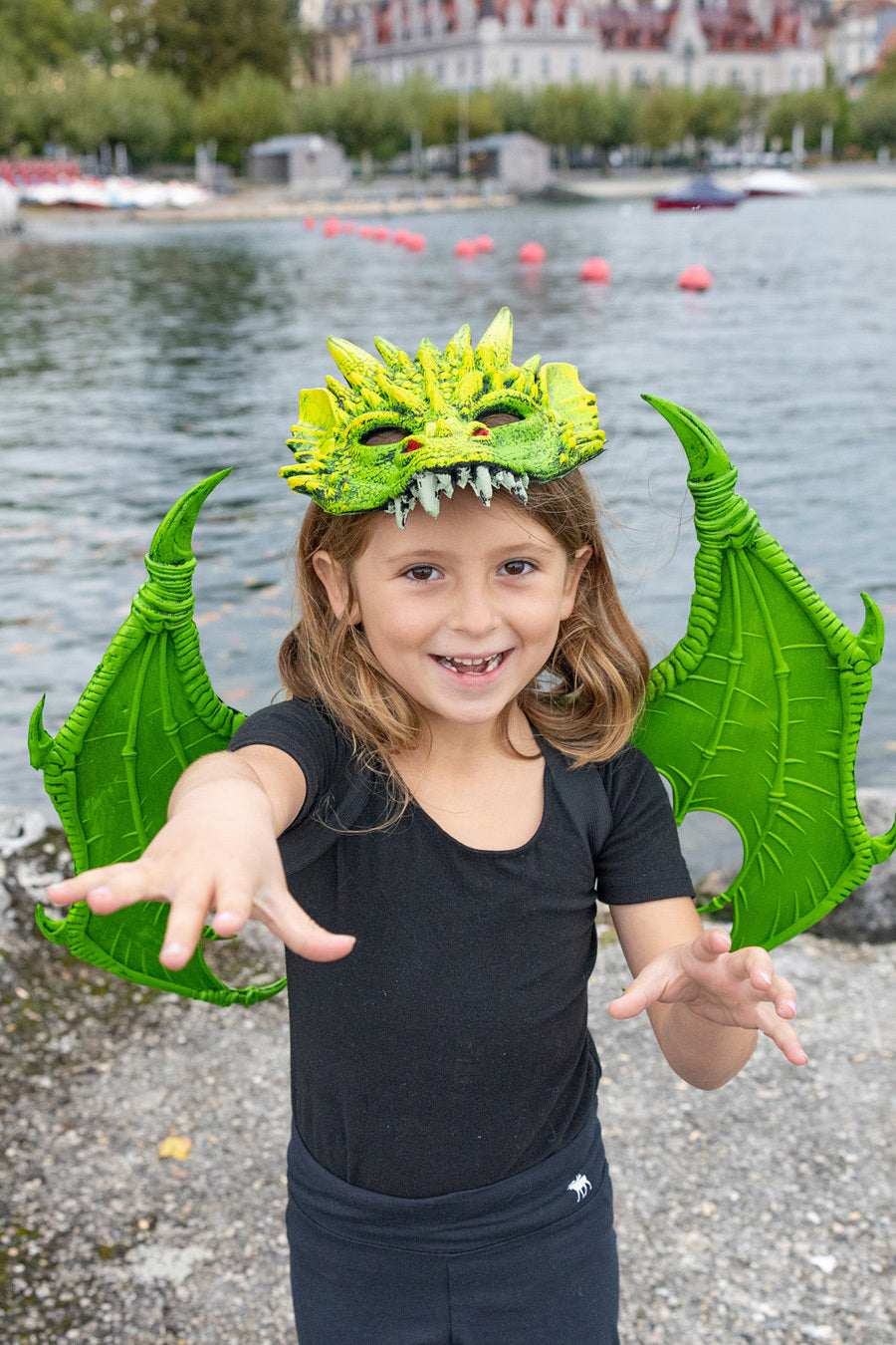 Dragon Mask Green