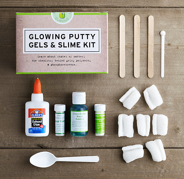 Glowing Putty, Gels & Slime Kit