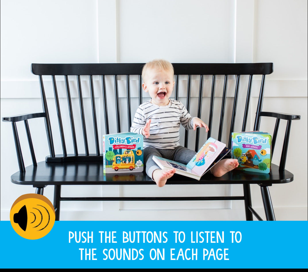 Ditty Bird | Action Songs | Interactive Sound Book for toddlers 1- 3 | Musical books for 1 year old