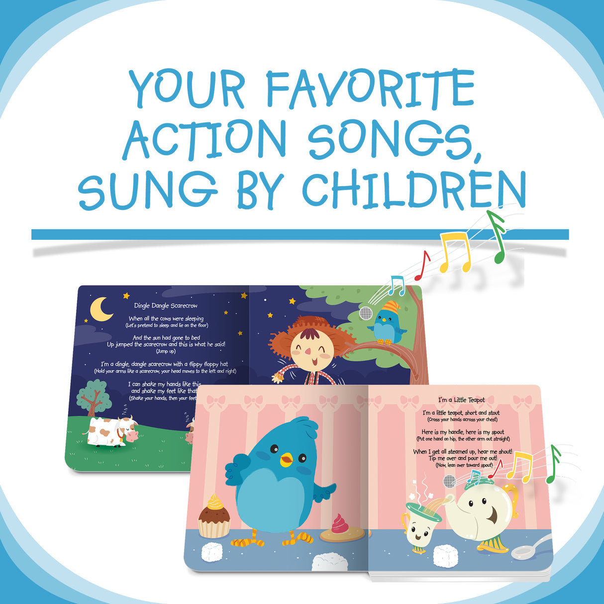 Ditty Bird | Action Songs | Interactive Sound Book for toddlers 1- 3 | Musical books for 1 year old