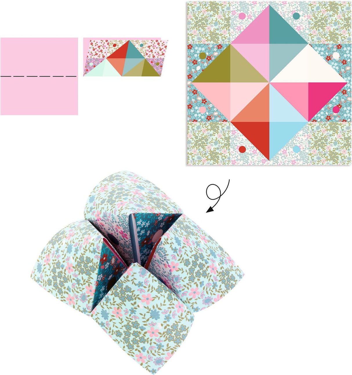Petit Gifts - Origami Fortune Tellers - Flowers