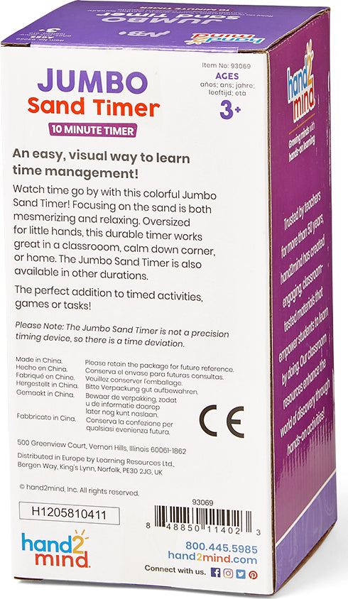 Jumbo Sand Timer (10-Minute)