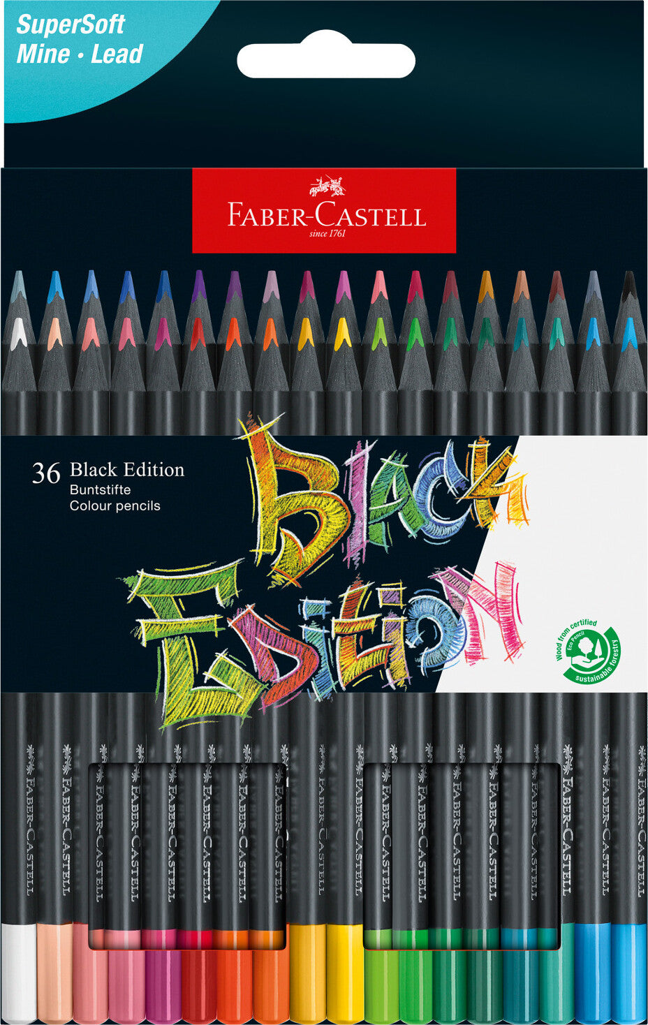Color Pencils Black Edition 36Ct Box