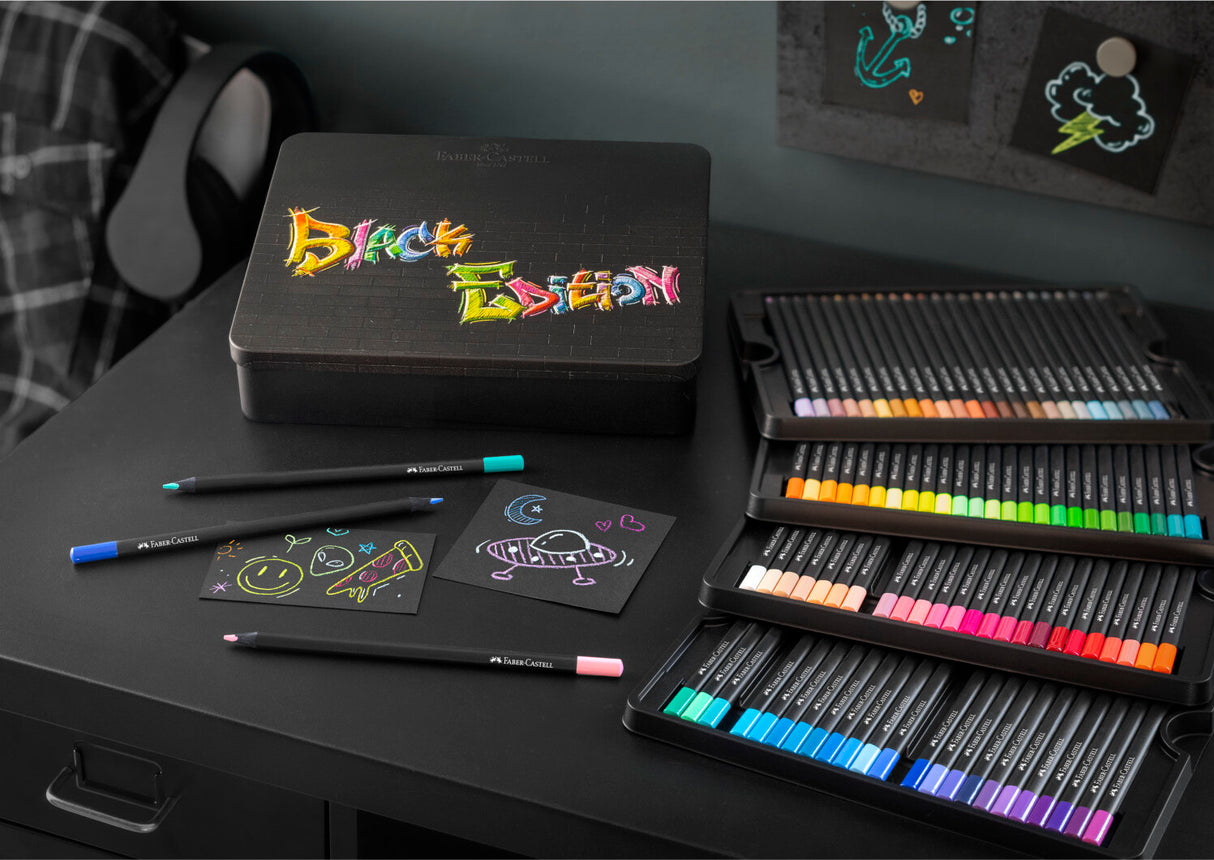 Color Pencils Black Edition 100Ct Tin