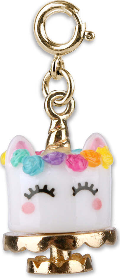 Gold Unicake Charm