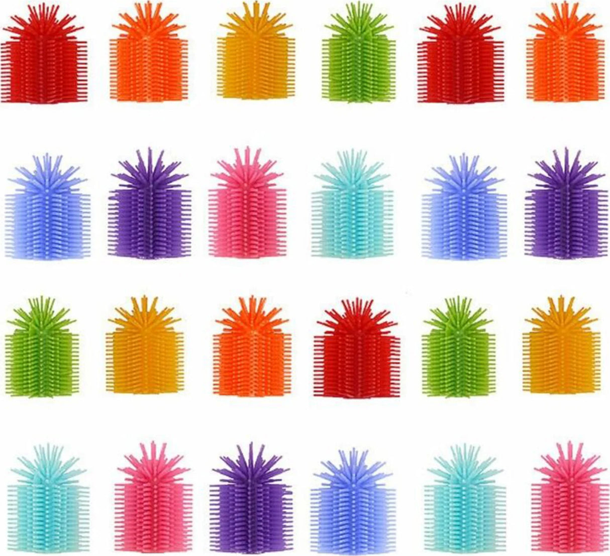 Spike Silicone Fidget Tactile Pencil TOPPER (assorted colors)