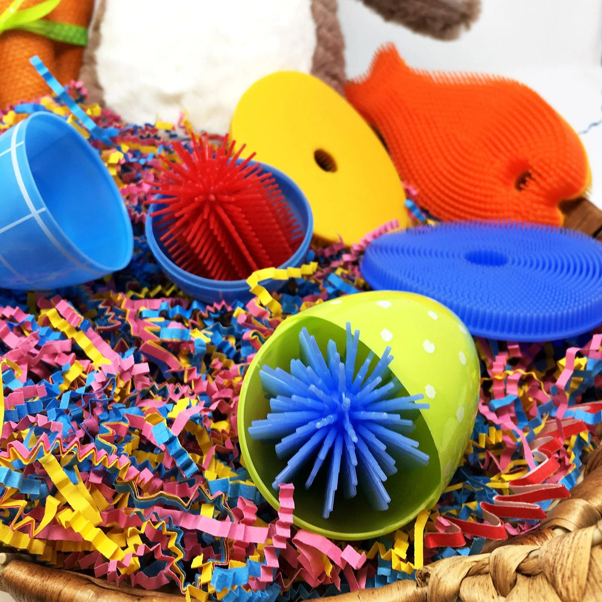 Spike Silicone Fidget Tactile Pencil TOPPER (assorted colors)