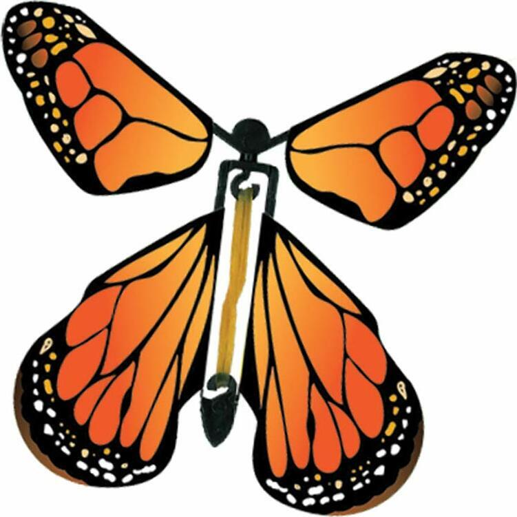 Wind-Up Butterfly Flying Toy - Monarch