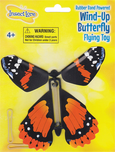 Wind-Up Butterfly Flying Toy - Painted Lady