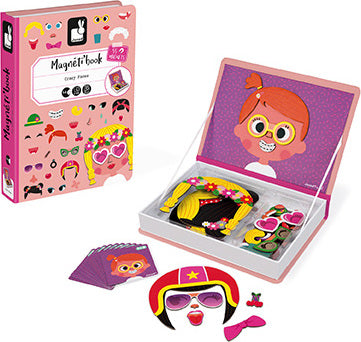 Girl'S Crazy Faces Magneti'Book