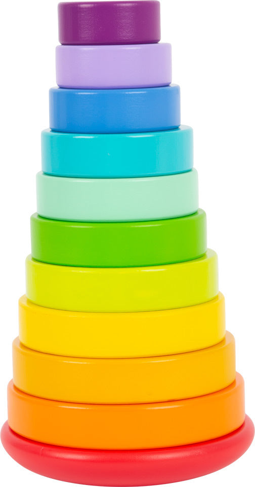 Stacking Tower Shape-Fitting Rainbow