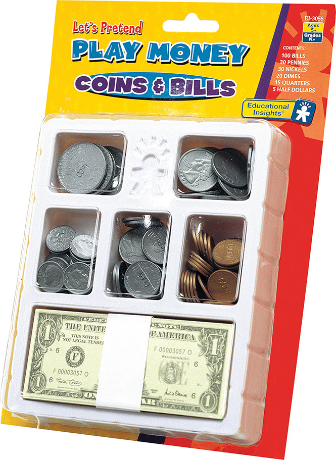 Play Money - Coins and Bills