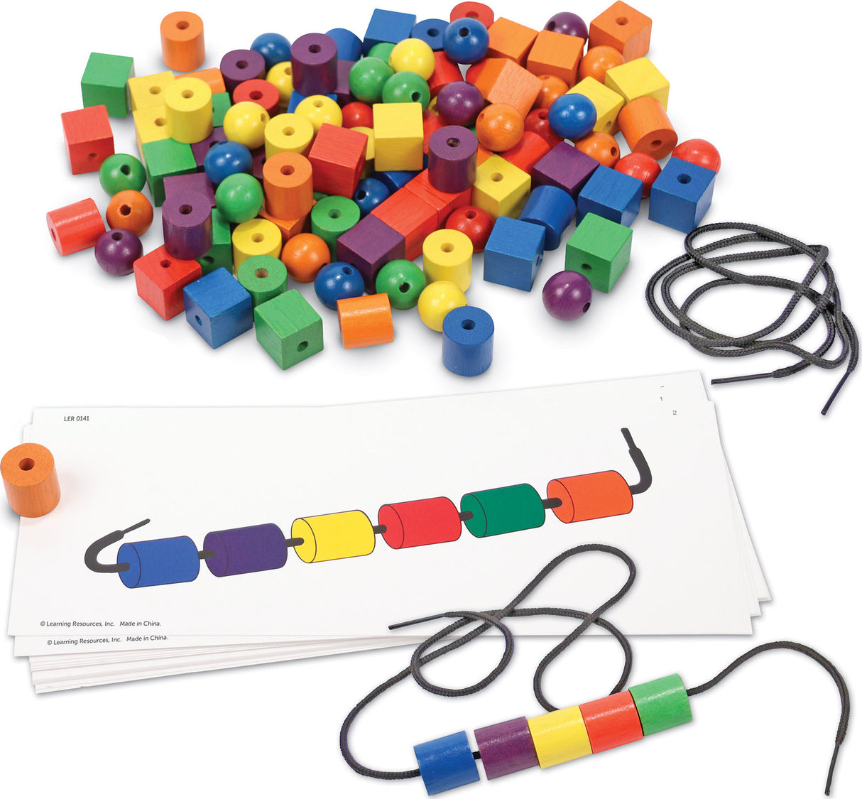 Beads and Pattern Cards Activity Set