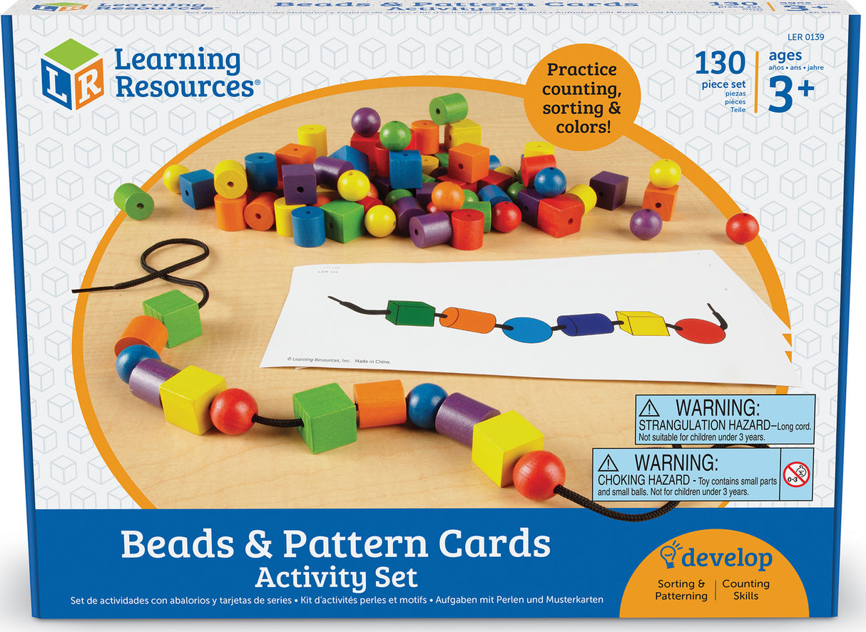 Beads and Pattern Cards Activity Set