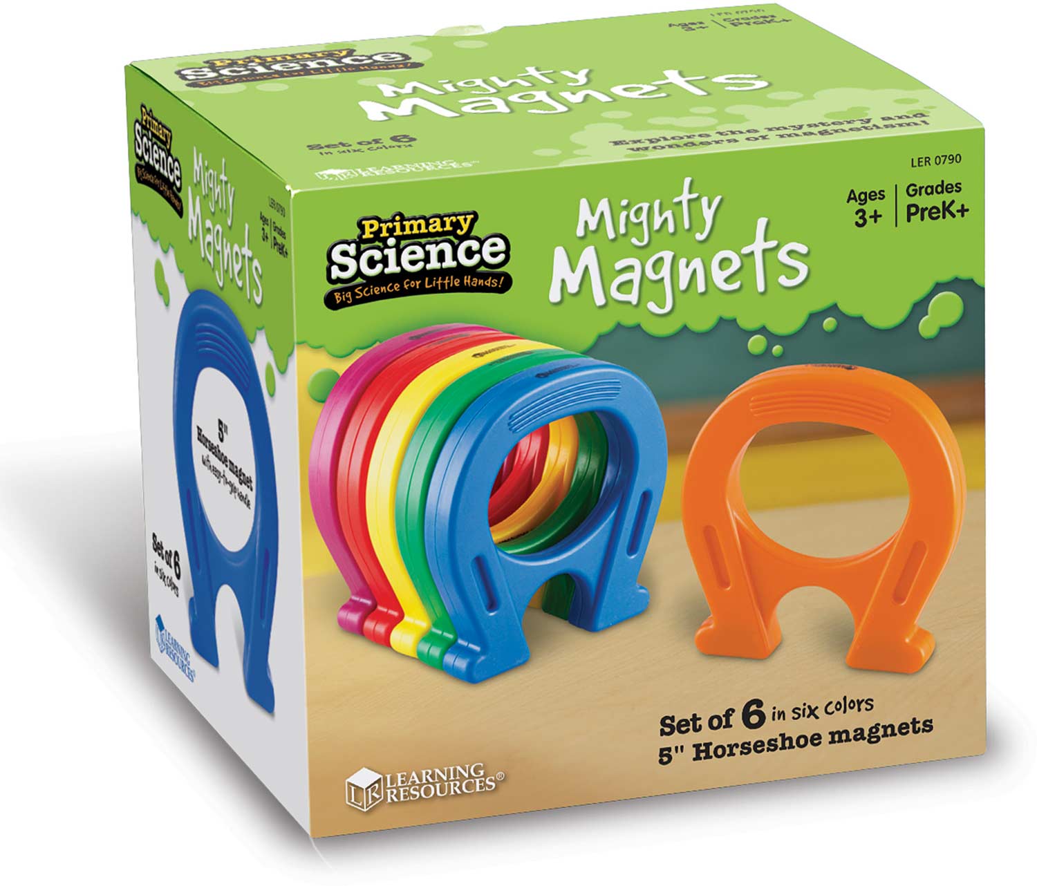 Primary Science 5" Mighty Magnets, Set of 6