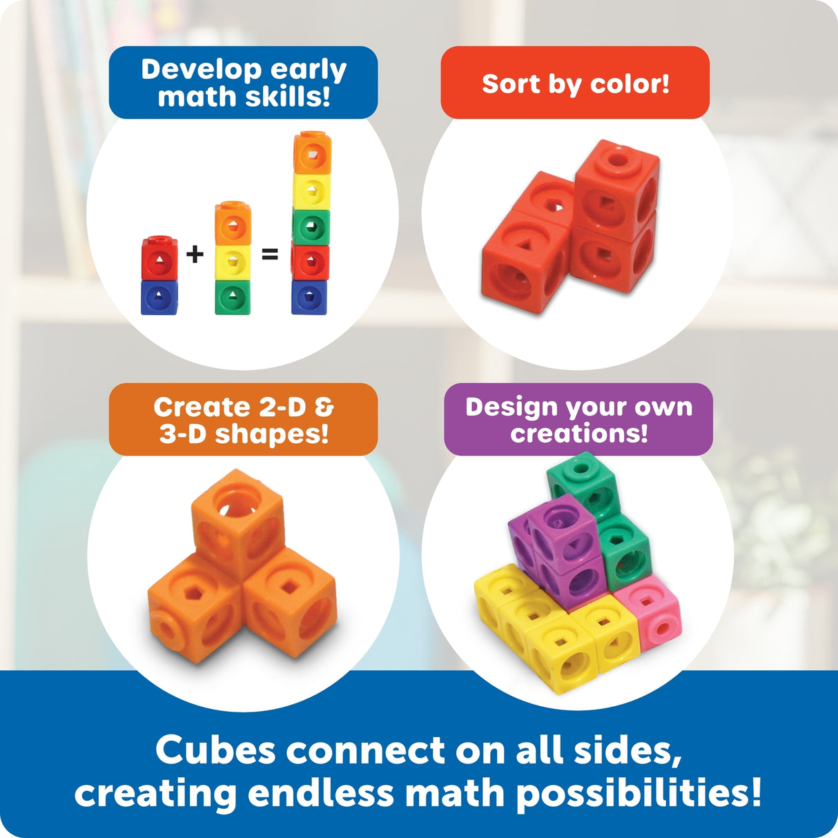 MathLink® Cubes Set of 100