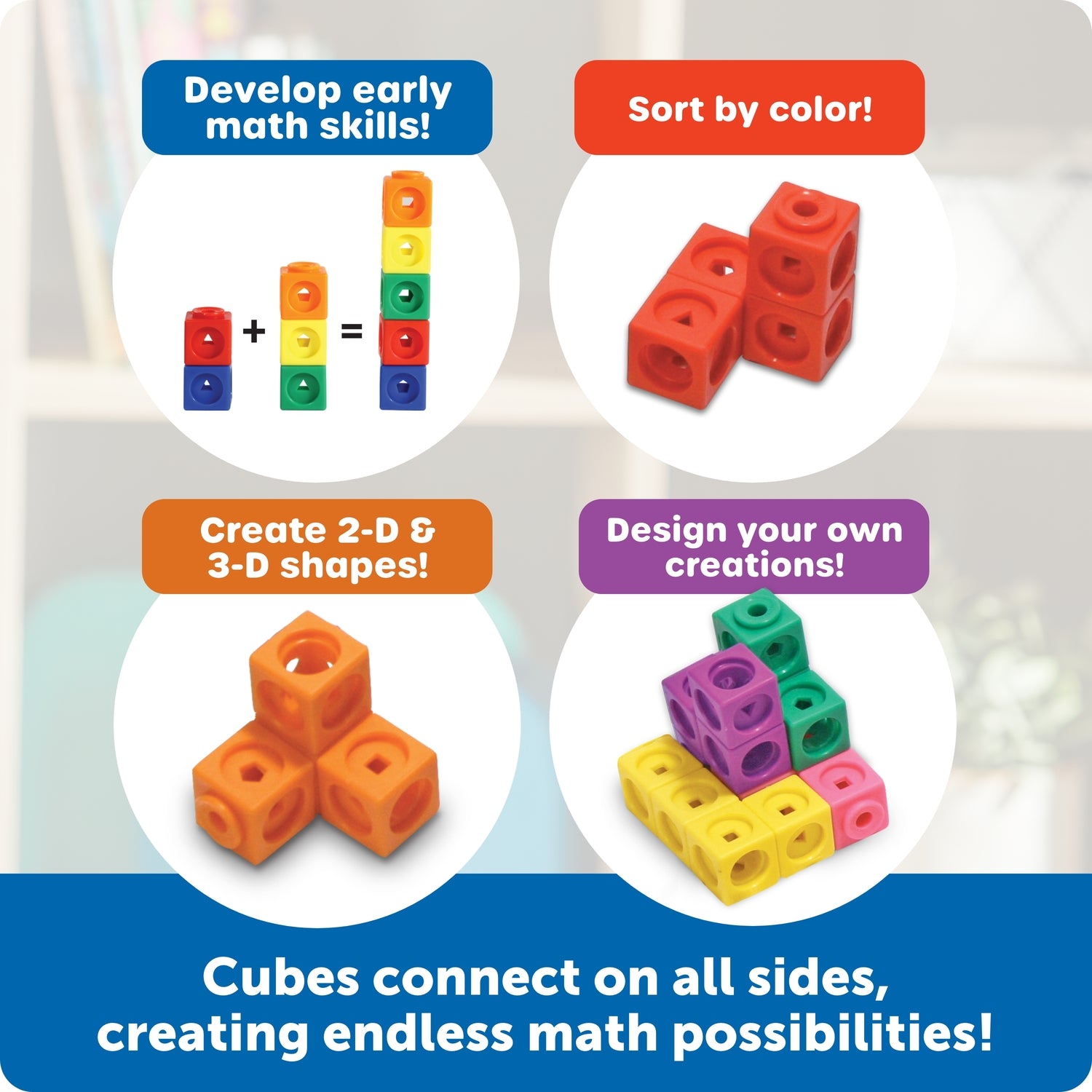 MathLink® Cubes Set of 100