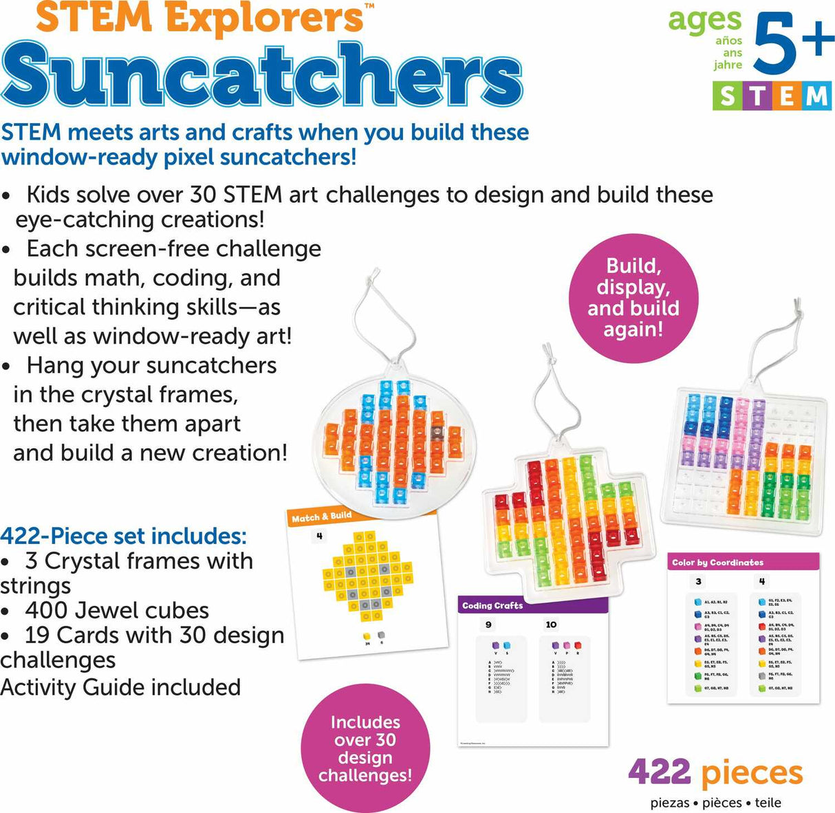 STEM Explorers Pixel Suncatchers
