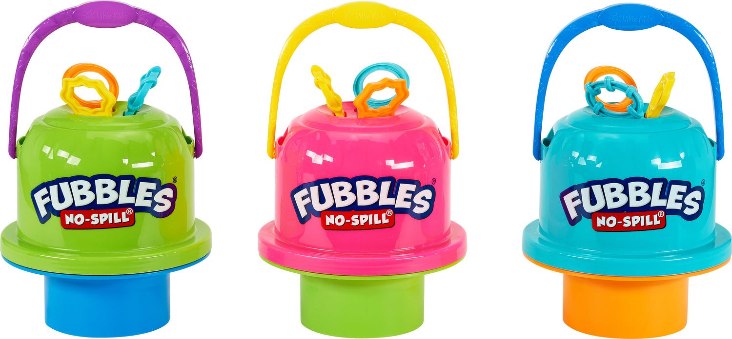 Fubbles No-Spill Big Bubble Bucket with Solution