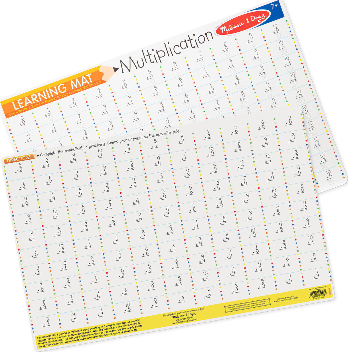 Multiplication Problems Write-A-Mat (Bundle of 6)