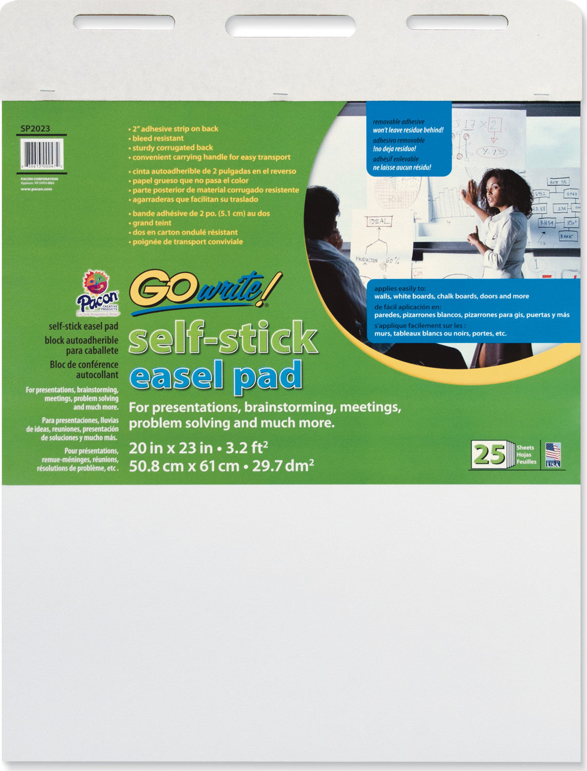 Easel Pad, Self-Adhesive
