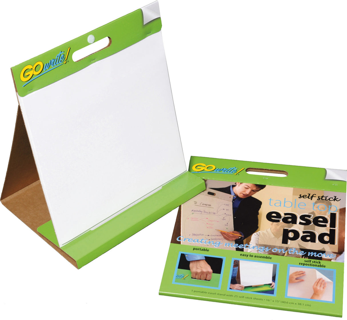 Table Top Easel Pad, Self-Adhesive