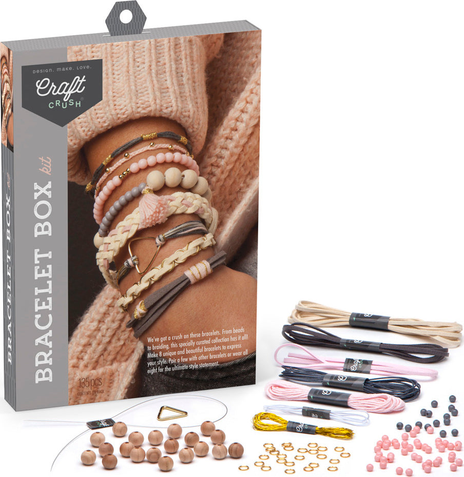 Craft Crush® Bracelet Box – Blush