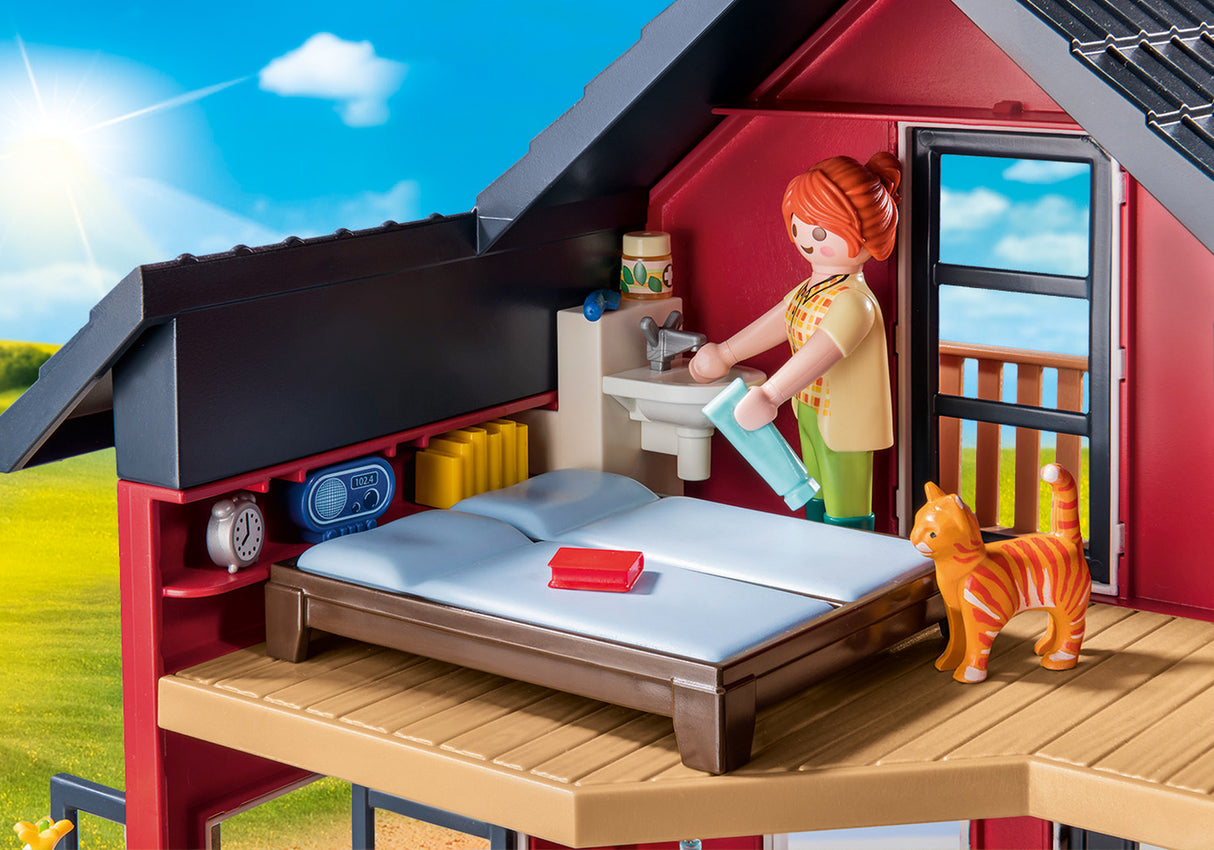 Playmobil Farmhouse with Outdoor Area
