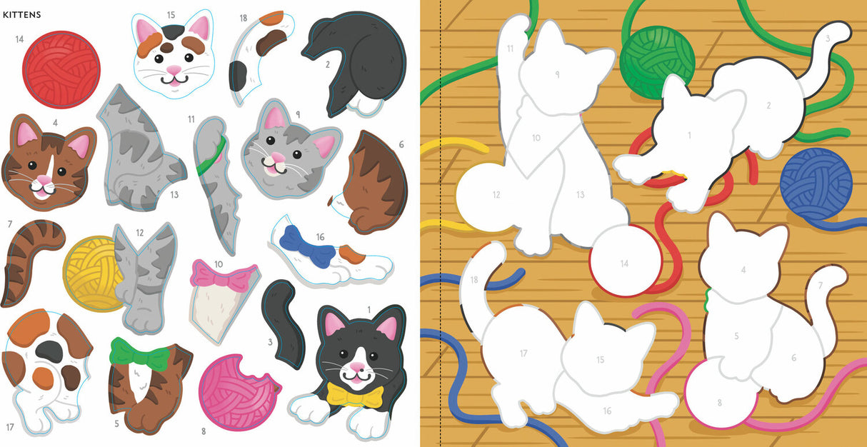My First Color-by-Sticker Book- Pets