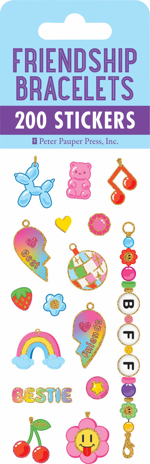 Friendship Bracelets Sticker Set (200 stickers)