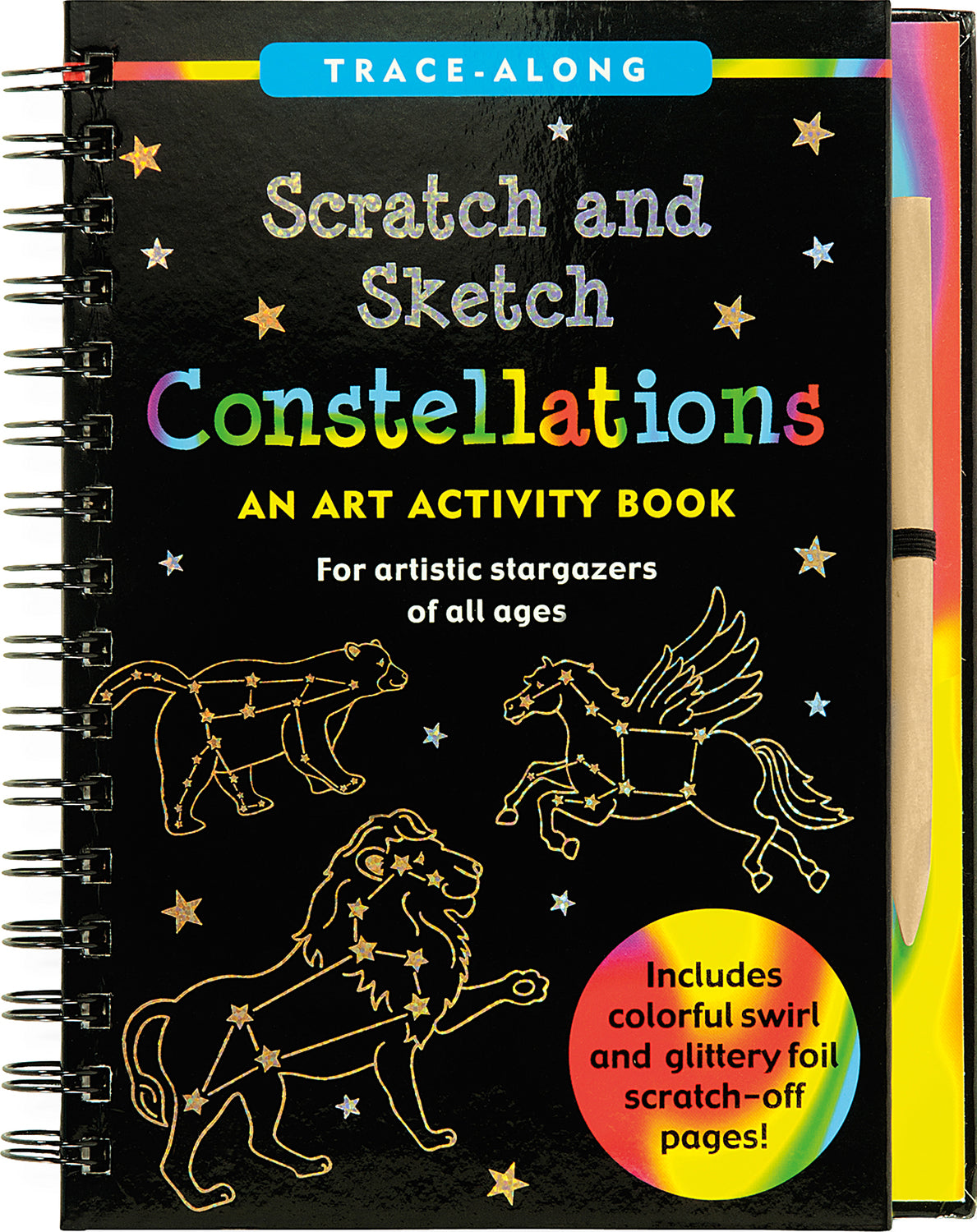 Scratch & Sketch Constellations (Trace-Along): An Art Activity Book