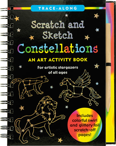 Scratch & Sketch Constellations (Trace-Along): An Art Activity Book