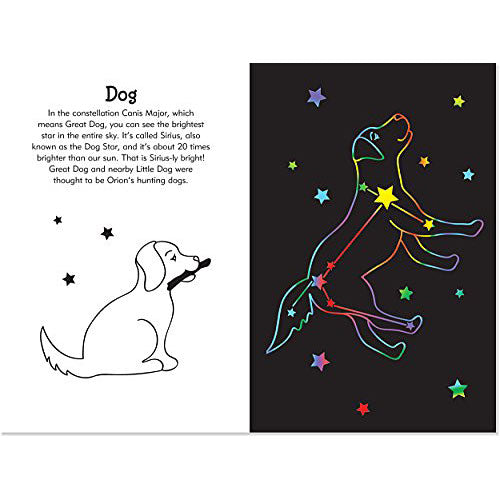 Constellations Scratch & Sketch (Art, Activity Kit) (Trace-Along Scratch and Sketch)