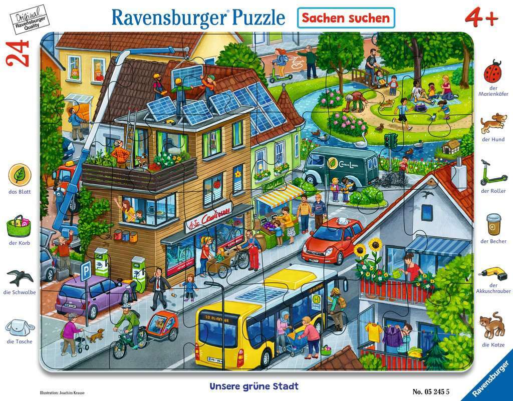 Our Green City Frame Puzzle (24 pc)