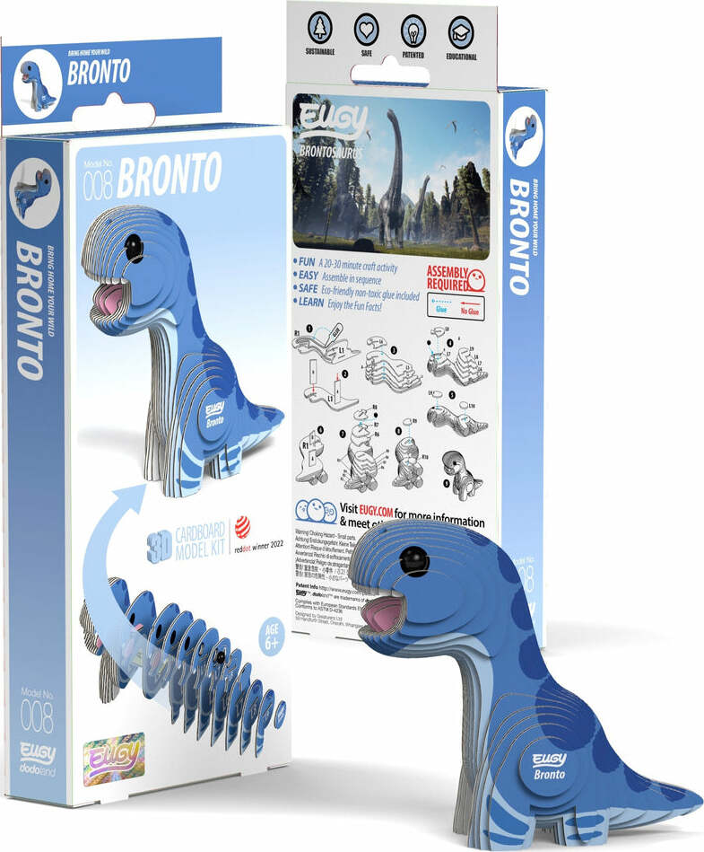 EUGY Brontosaurus 3D Puzzle