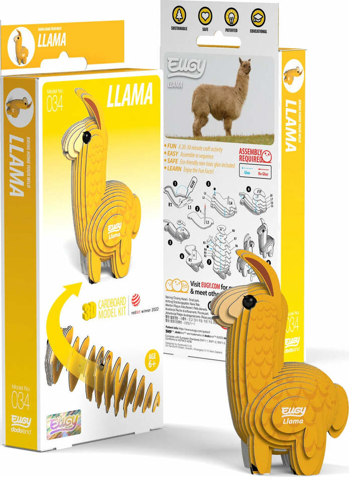 EUGY Llama 3D Puzzle