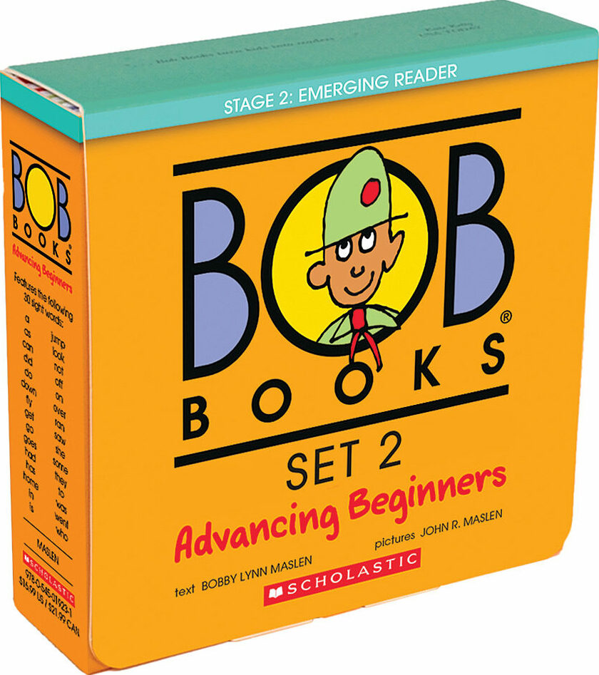 Bob Books - Advancing Beginners Box Set | Decodable Phonics Books, Ages 4 and up, Kindergarten (Stage 2: Emerging Reader)