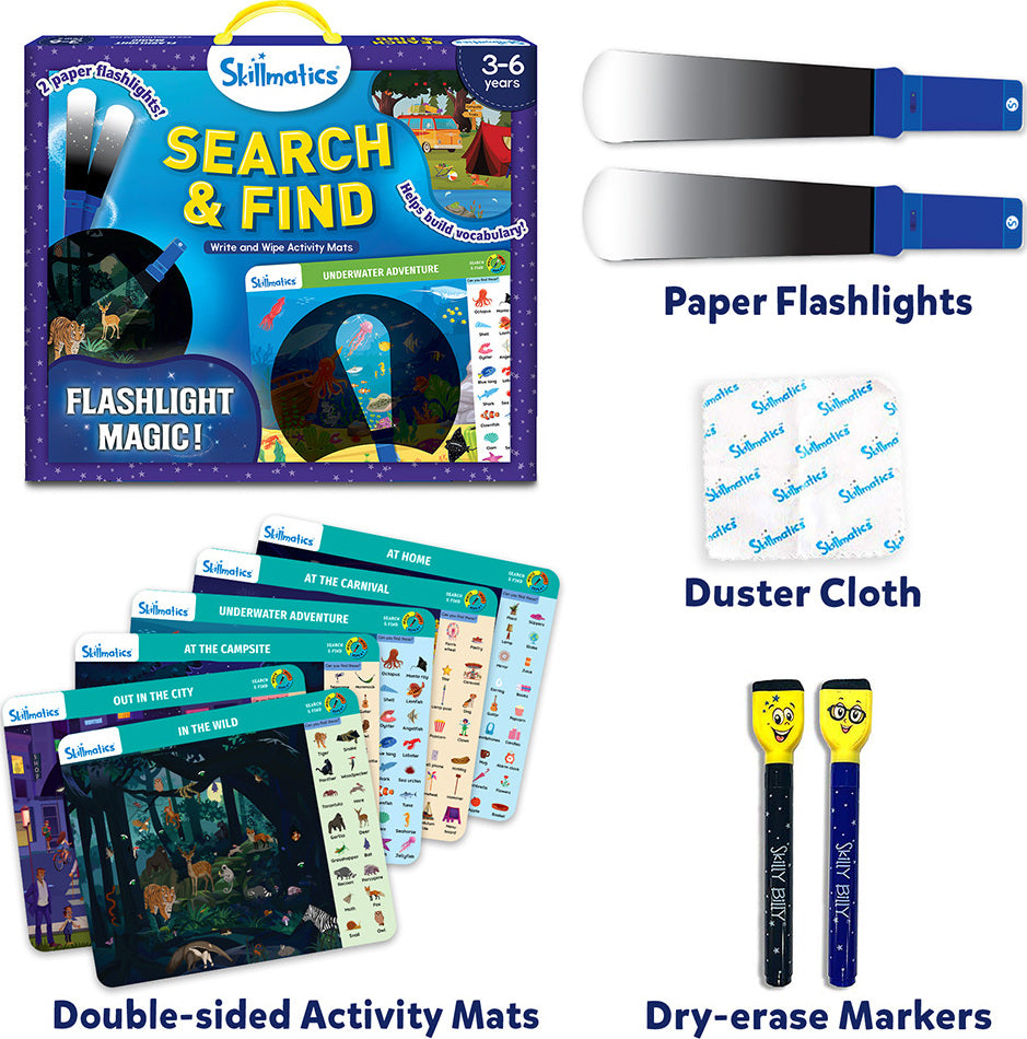 Write & Wipe - Search and Find Flashlight Magic