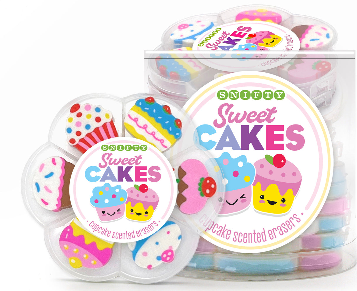 Sweet Cakes Scented Erasers (assorted)