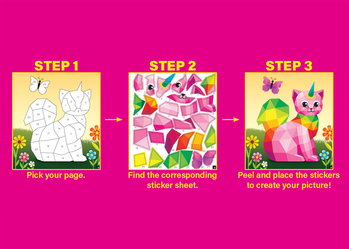 Magical Creatures Modern Mosaics Stick to the Numbers